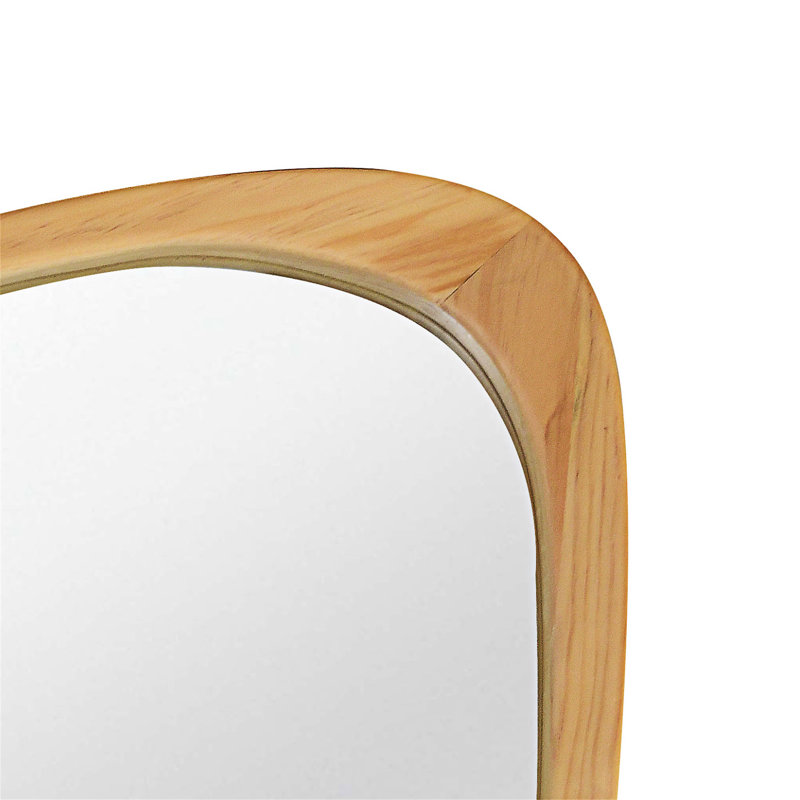 Miroir décoratif, 30,01 po x 20,01 po, Chêne