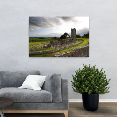 Remains Of The Church On St Patrick's Hill Slane Co Meath