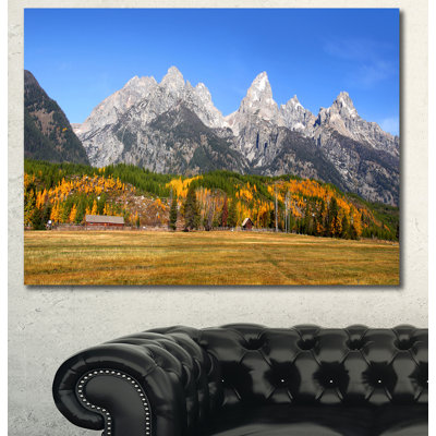 Paysage, paysage, Grand Tetons, photographie sur toile - Grand Tetons