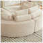 Causeuse inclinable en velours côtelé convertible l 78,5 po x P 78,5 po x H 29 po Aurelia
