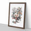 Stone Vase with Flowers by Johan Teyler - Framed Print-55615604-55615606