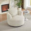 Fauteuil d'appoint pivotant à 360 ° compressible - siège moderne et confortable pour salon, bureau, appartement-130595568