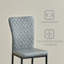 Classic High Back Upholstered Faux Leather Dining Chair with Silver/Black Leg-1927680460-1927680458