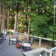 9.5ft Heavy-Duty String Light Pole Stand with Mounting Plate for Patio or Deck