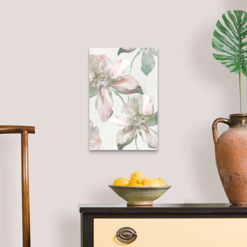 «Silk Blush I» par Eva Watts - reproduction d'art sur toile, Toile tendue, H 30 po x l 20 po x P 1,25 po