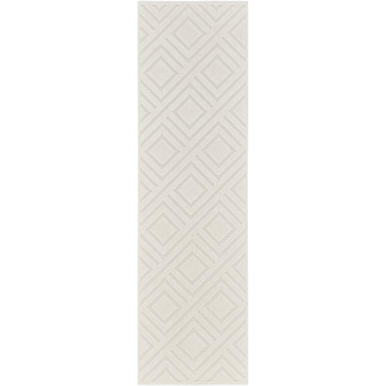 Ebern Designs Garp Ivory Modern Indoor Rug