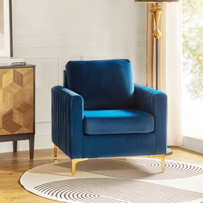 Cedarpoint Upholstered Velvet Tufted Club Chair