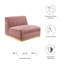 Fauteuil modulaire en velours Sanguine Channel-88903414