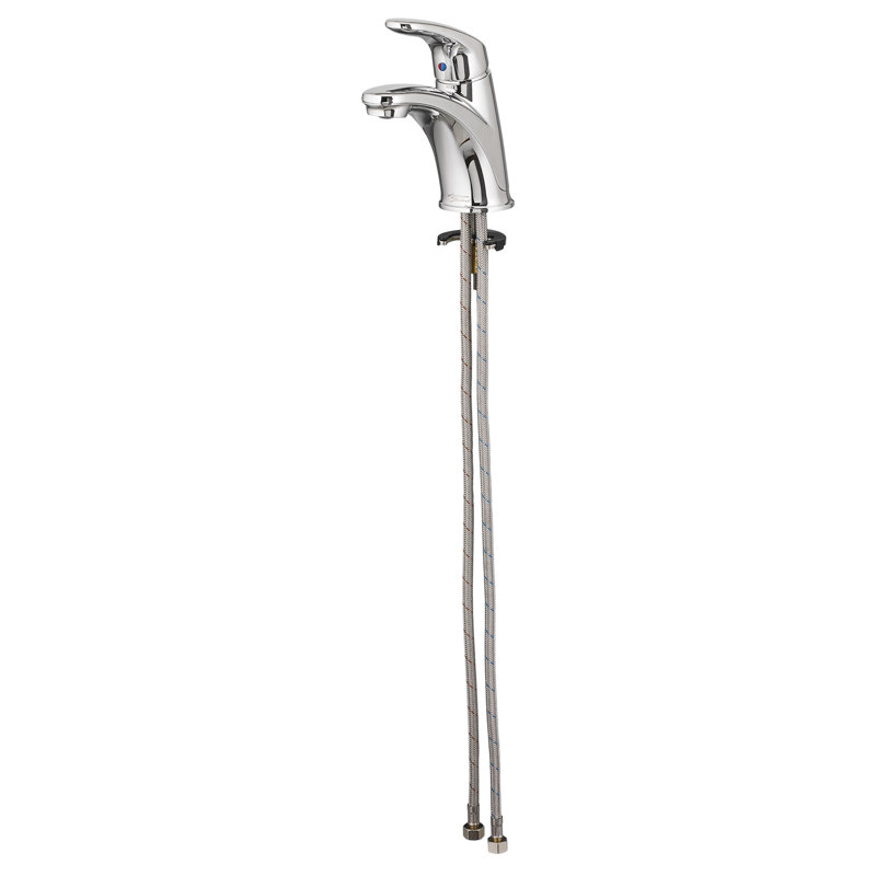 Robinet pour salle de bain à un trou avec ensemble de drain Colony Pro, Chrome poli, Sans bonde