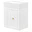 Meuble-lavabo mural avec lavabo et tablette latérale-1405692134