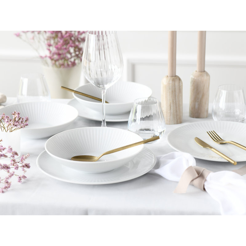 Valencia Piece Porcelain Dinnerware Set - Service for 6