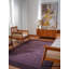 Tapis écologiques tissés à la main en laine tissée à la main - Rectangle | Mauve | Design contemporain contemporain | High Pile | Tapis antidérapants épais faits à la main pour le salon-1289770100-1286297584