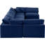 Canapé modulaire réversible en velours Hrannar-87141501