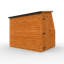 Solid Wood Shiplap Pent Garden Shed-121728309