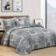 Ensemble de courtepointe 3 pièces à motif floral et motif cachemire Boho-123121609-123121616