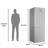 Conserv 11.5cf Tall Frost Free Ref-Freezer 24in Wine Rack E-Star 43dB Stainless