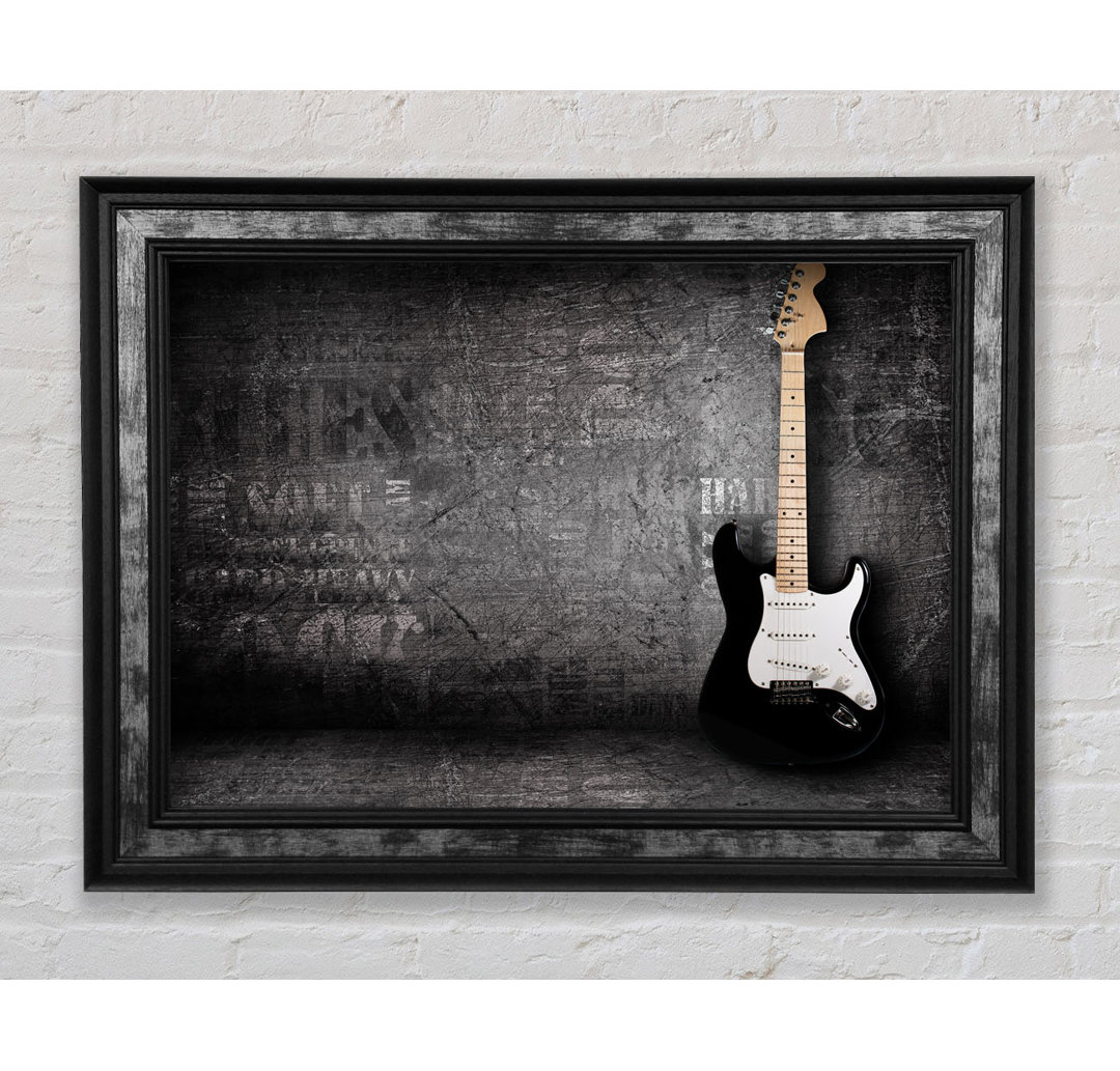 Grunge Gitarre Distressed - Druck