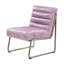 Fauteuil d'appoint, cuir fleur Gisteria