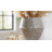 Decorative Porcelain Flower Vase with Patterned Design for Home Decor - Sculptural Tall Vase Accent for Living Room Styling - Ivory & Gray-120509360