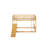 Floor Bunk Bed, Playhouse Floor Bunk Bed With Climbing Ramp, Ladder, Safety Guardrails-1528939997