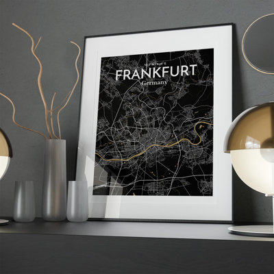 " Frankfurt Germany City Map "