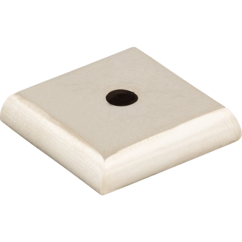 Aspen II Square  Backplate, 0.88" H x 0.88" W x 0.19" D, Polished Nickel