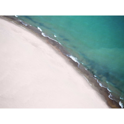 Tranche de plage - peinture sur toile tendue