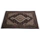 Omere Oriental Area Rug in Navy
