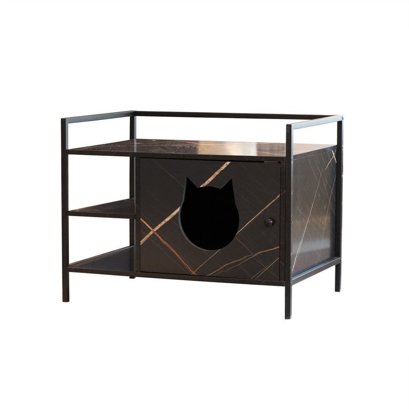 Litière pour chat - Armoire cachée spacieuse