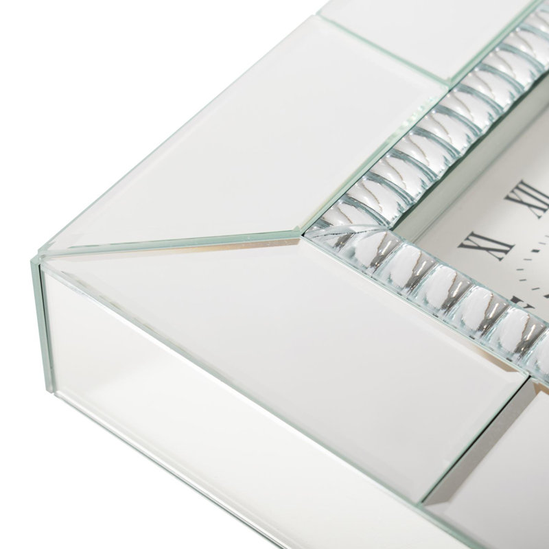 Horloge de table en miroir