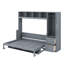 Lit escamotable Murphy avec placard et tiroirs-380691703