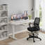 Bureau debout en verre avec surface inscriptible et tiroirs de rangement intégrés, hauteur réglable-110809674-110523597