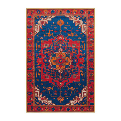 Machine Washable Tabriz Brown Area Rug