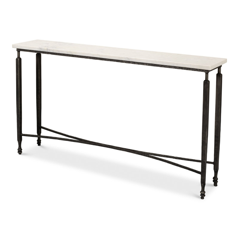 Mykos 61'' W Marble Console Table