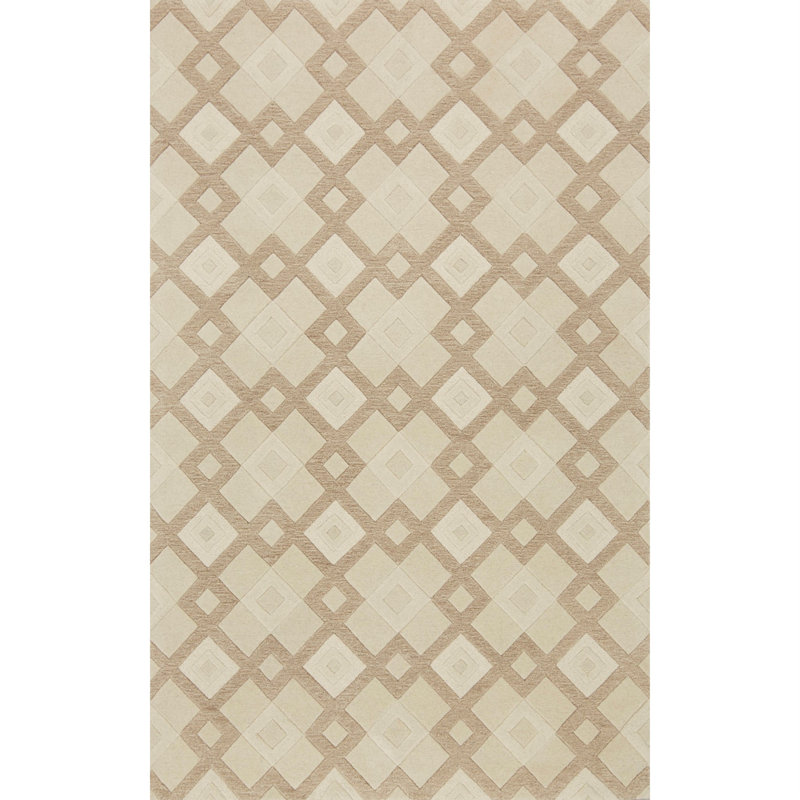 Eternity Hand Tufted Wool Geometric Indoor Rug, Runner 2'3" x 7'6"