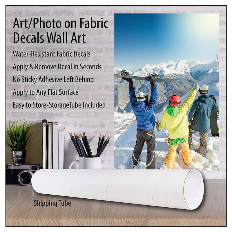 Murale pour deux peintures de l 8 pi x l 45 po Steck