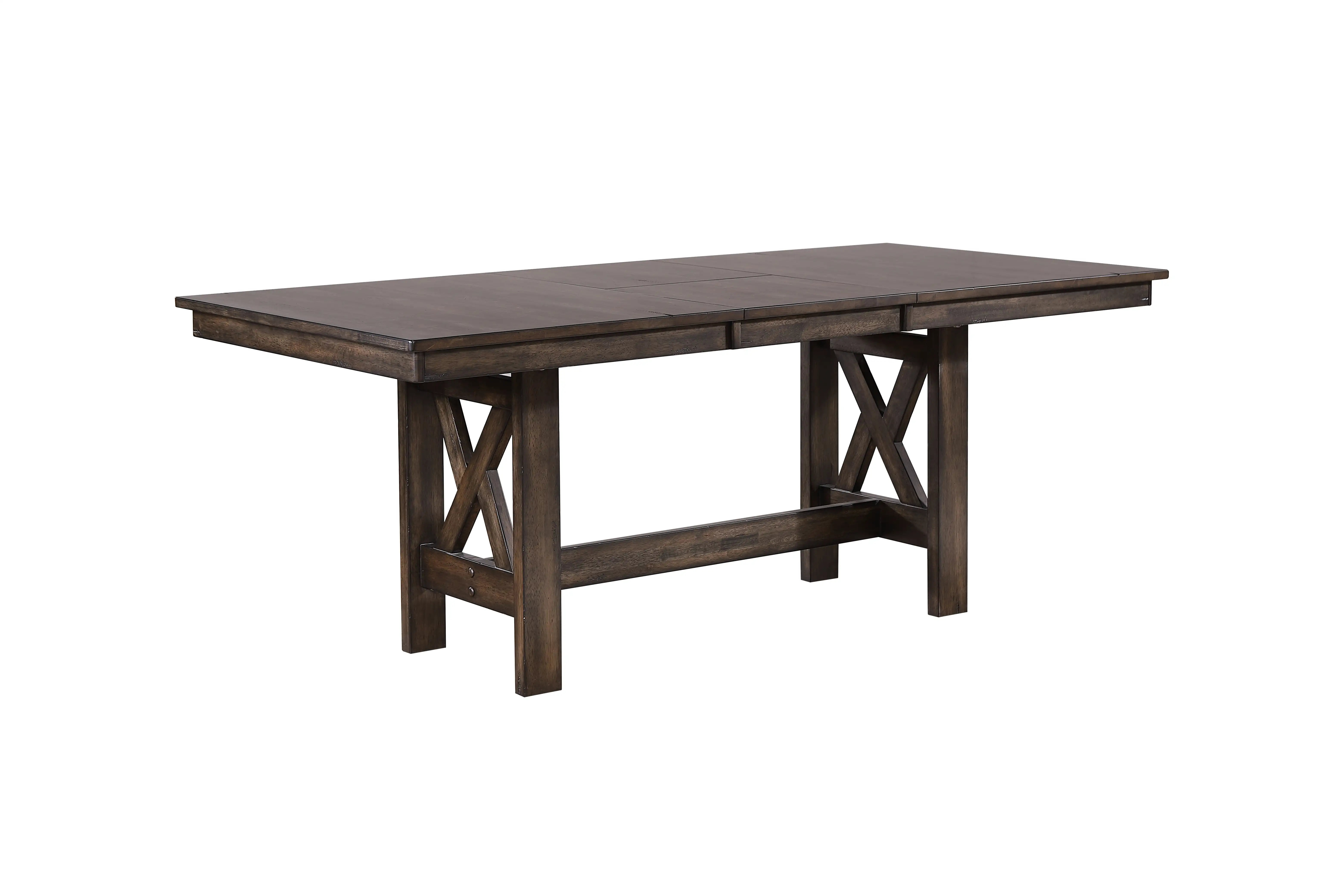 Gracie Oaks Tirth Extendable Solid Wood Dining Table | Wayfair