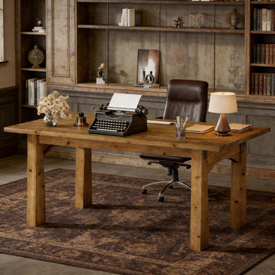 Wooden Writing Desk, Computer Desk, Executive Desk