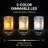 Artsolute Cuboid Natural Calcite Accent Table Lamp