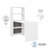 Makayla 56W Craft Table-70177423