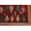 Tapis rouge marocain oriental fait à la main 9 x 12