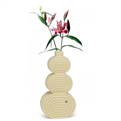 Abstract Faces Vase