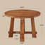 100.08cm Solid Wood Round Conference Table
