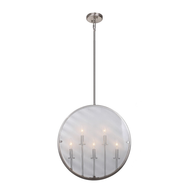 Lutwin - Light Unique/Statement Pendant, Satin Nickel
