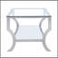 Table basse Seroff Chrome