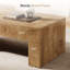 Table basse 51 pouces rectangulaire pour salon-393734841