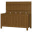Ebern Designs Liggitt 115cm W 210L Water Resistant Pine Solid Wood Deck Box-435468150