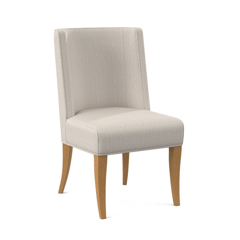 Chaise Bandeau, Ambre, Viscose brume blanche