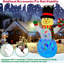 Bonhomme de neige gonflable de Noël