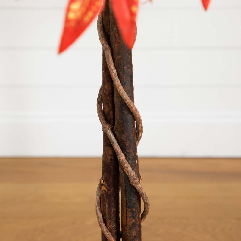 Autumn Vibrant Maple Artificial Fall Tree, 48" H x 28" W x 28" D